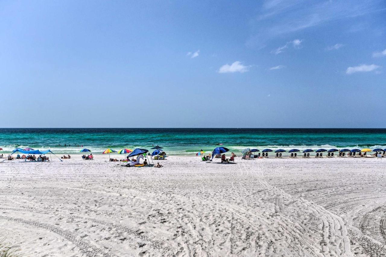 Bright Miramar Beach Condo - Walk To Beach! 德斯廷 外观 照片