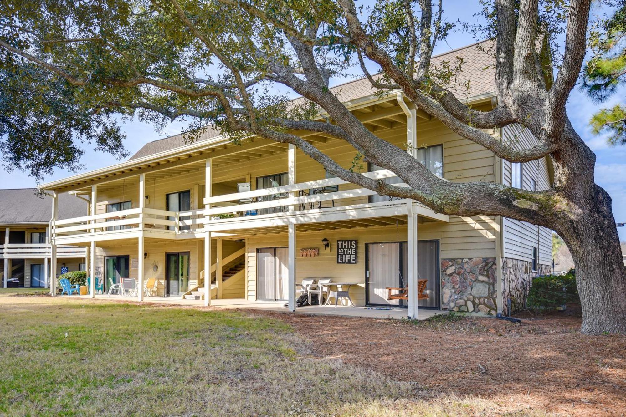Bright Miramar Beach Condo - Walk To Beach! 德斯廷 外观 照片