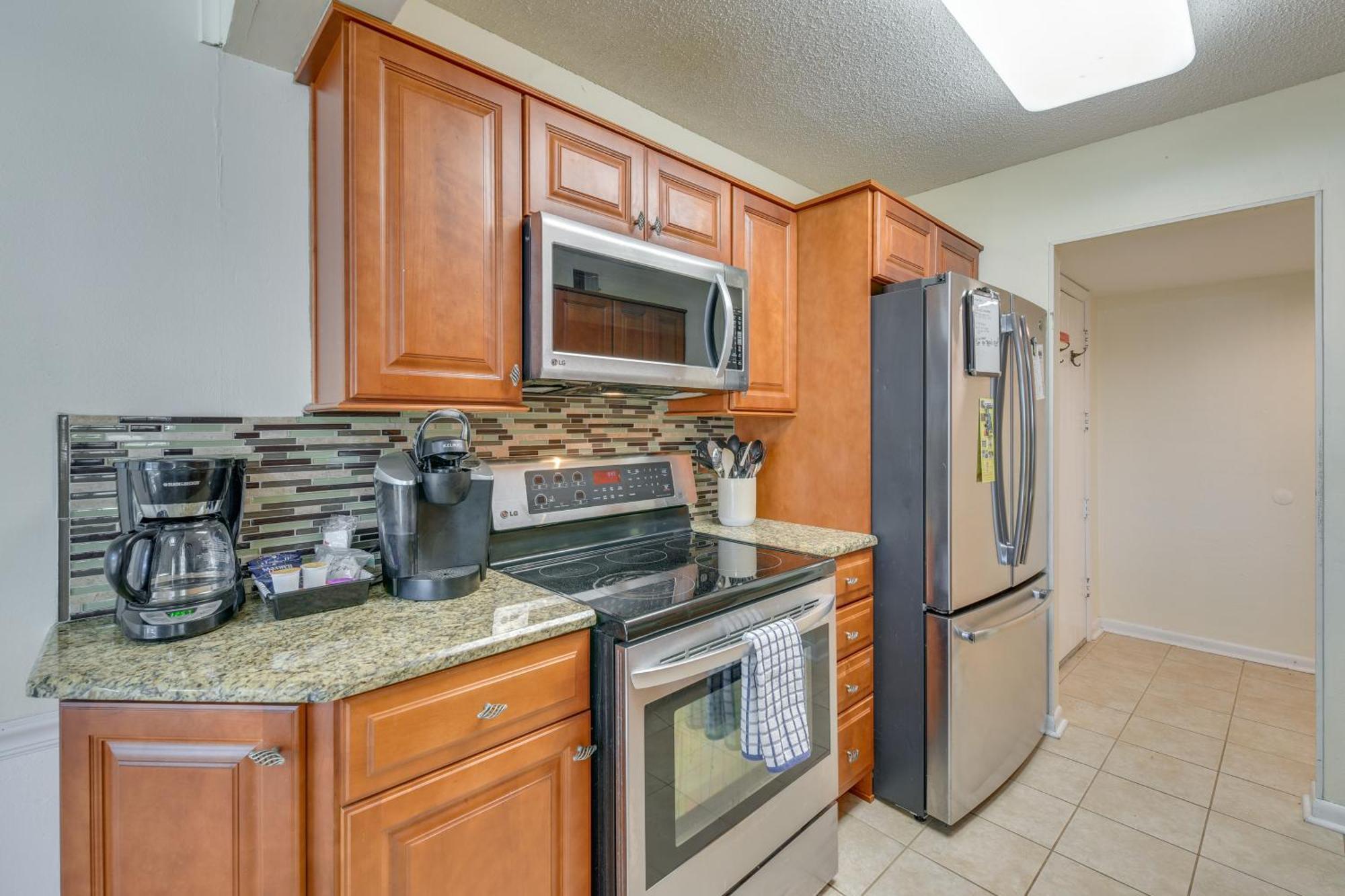 Bright Miramar Beach Condo - Walk To Beach! 德斯廷 外观 照片