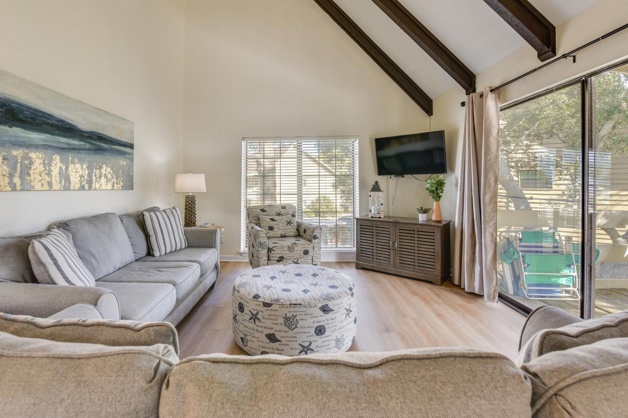 Bright Miramar Beach Condo - Walk To Beach! 德斯廷 外观 照片